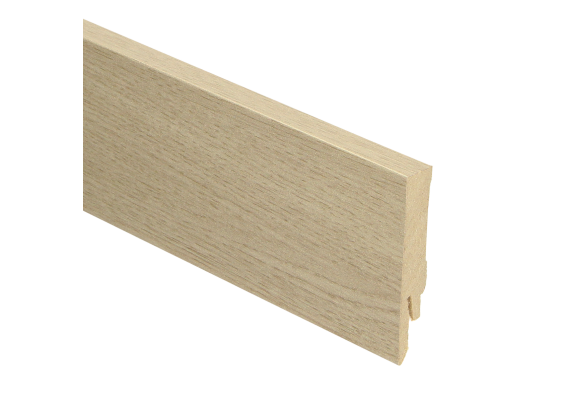 Rechte Folieplint 70x14mm Dark Blond Oak
