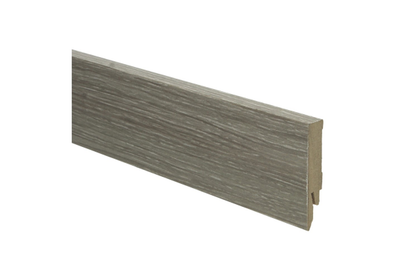 Rechte Folieplint 70x14mm Gerookt Eiken Wit Geolied