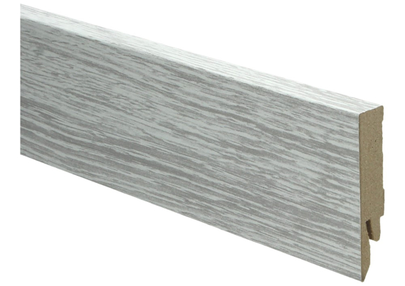 Rechte Folieplint 70x14mm Klassieke Patina Eiken Grijs
