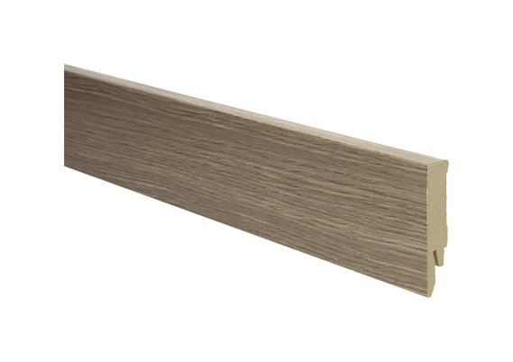 Rechte Folieplint 70x14mm Marquant Eiken Bruin