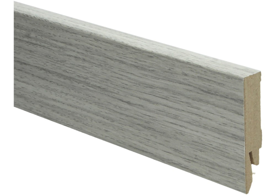 Rechte Folieplint 70x14mm Newcastle Eiken Grijs