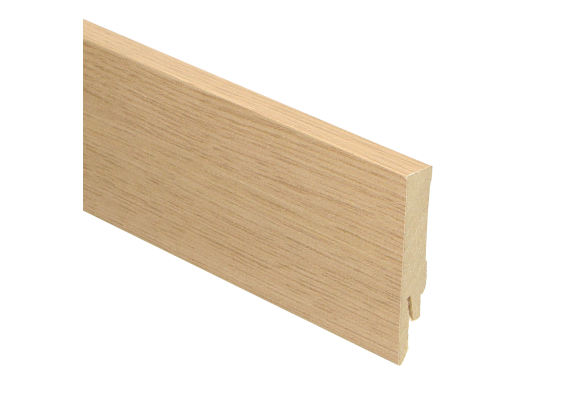 Rechte Folieplint 70x14mm Taupe