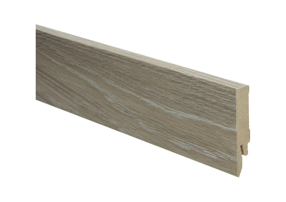 Rechte Folieplint 70x14mm Verouderd Eiken Naturel