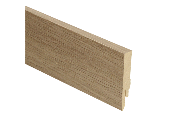 Rechte Folieplint 70x14mm Warm Medium Oak