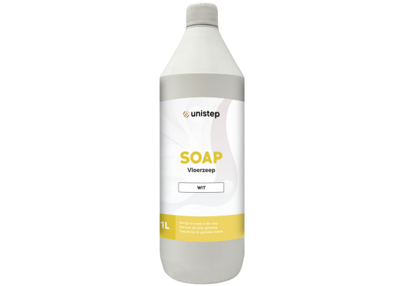 Unistep - Soap - Vloerzeep - Wit - 1 liter