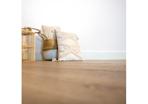 Whiteline MDF plint 70x15mm Wit Gefolied