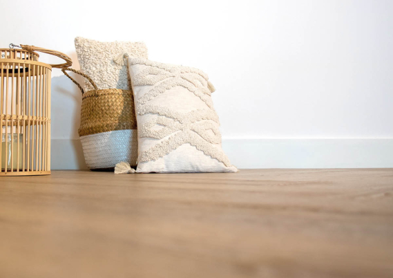 Whiteline MDF plint 90x12mm Wit Gefolied