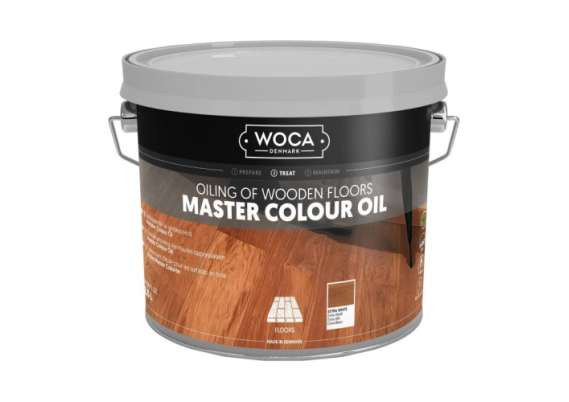 WOCA Master Colour Oil 118 Extra Wit - 2,5 Liter