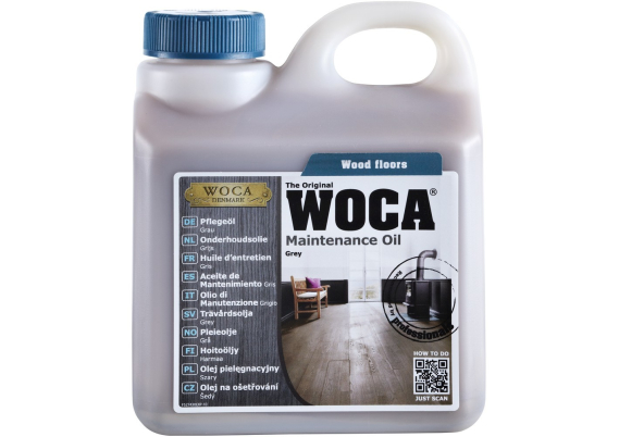 WOCA Onderhoudsolie Grijs 1L Lamelparket Vloeren Woodstep De