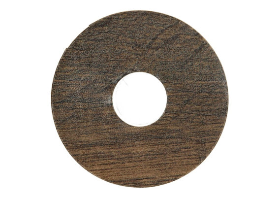 Zelfklevende Rozet (17 mm) Country Oak Brown (10 st.)
