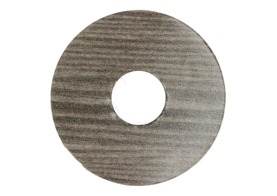 Zelfklevende Rozet (17 mm) Titanium Eik (10 st.)