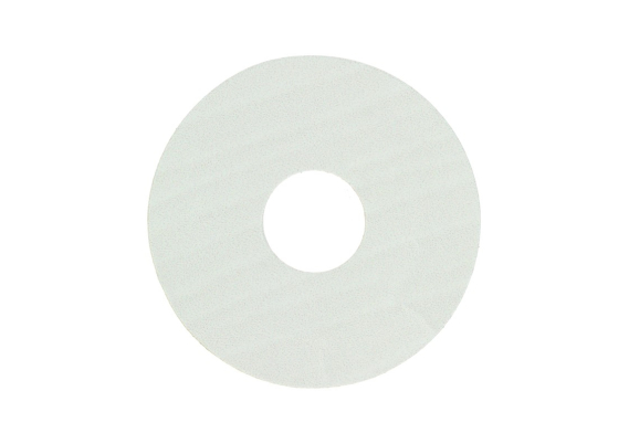 Zelfklevende Rozet (17 mm) Eiken Wit Gelakt (10 st.)