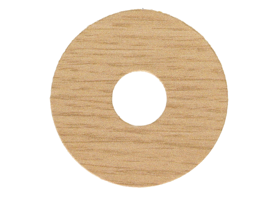 Zelfklevende Rozet (17 mm) Taupe (10 st.)