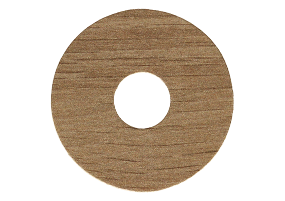Zelfklevende Rozet (17 mm) Warm Medium Oak (10 st.)