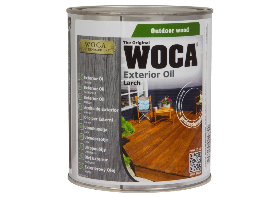 WOCA Exterior Oil Lariks 0,75 L Woodstep